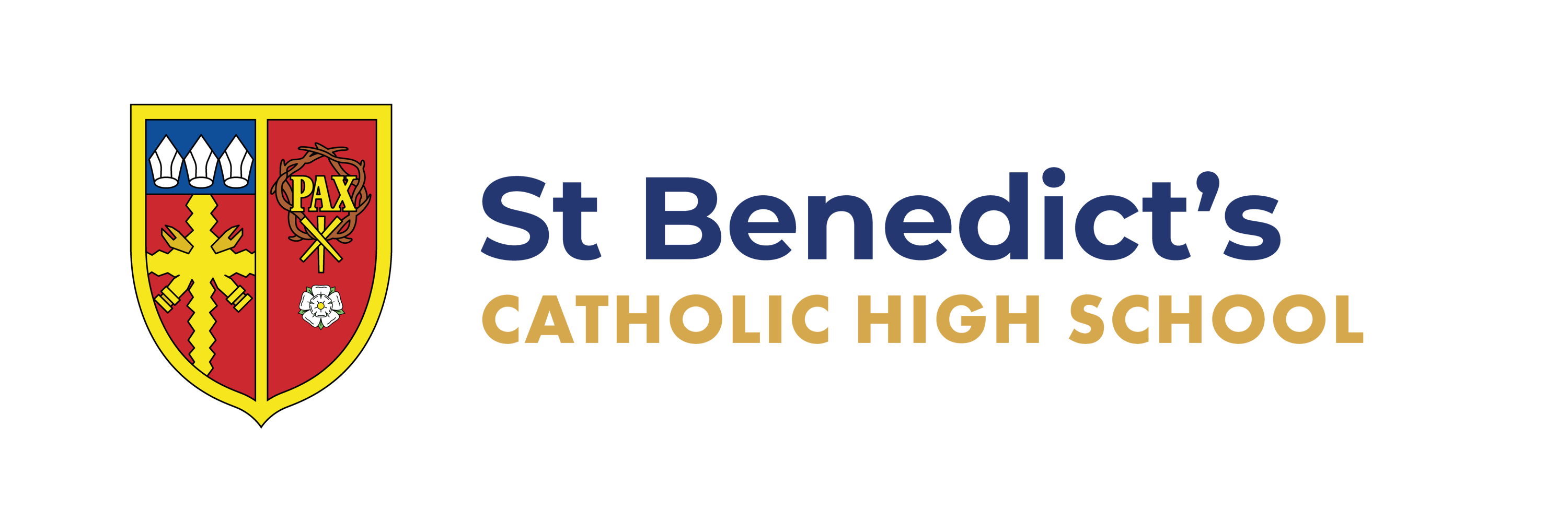 St Benedict's Logo Left Aligned